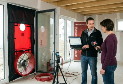 Luftdichtheitsmessung